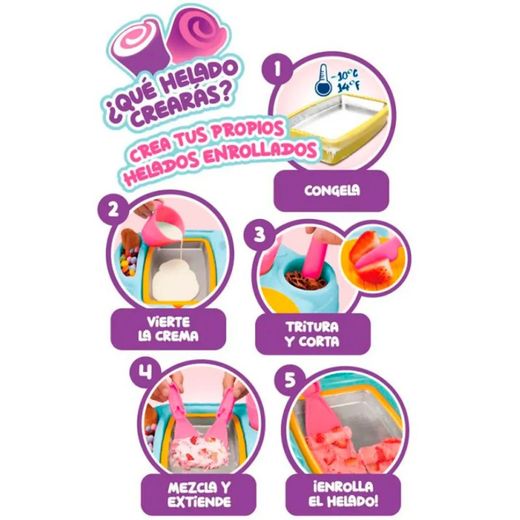 ZAP CHEF MAGIC CREA HELADOS ENROLLADOS