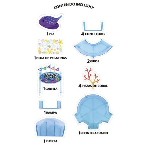 ZHU ZHU ACUARIO STARTER SET CON PEZ