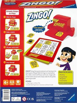 JUEGO BINGO ZINGO! 8-9 a.